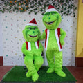 Disfraz de mascota Grinch verde peludo hecho a mano